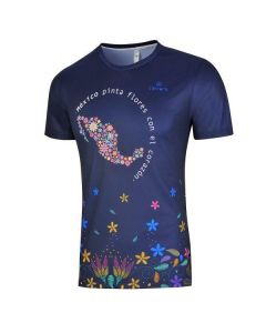 MEXICO T-SHIRT PAINT FLOWERS WITH HEART